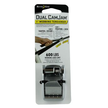 Nite Ize Dual CamJam Tensioner - 1-Inch Webbing Tensioner (CJD-11-R3)