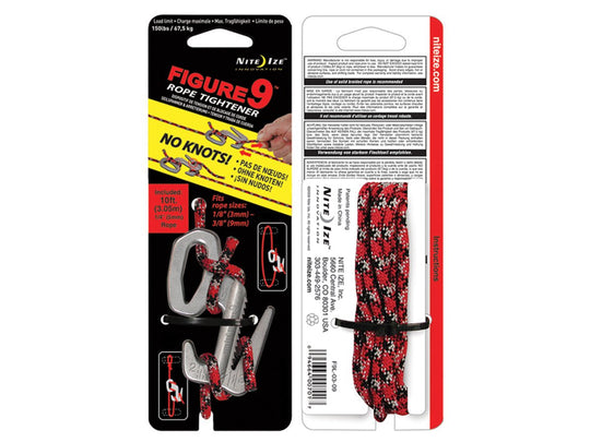 Nite Ize Figure 9 Rope Tightener Tool with Rope