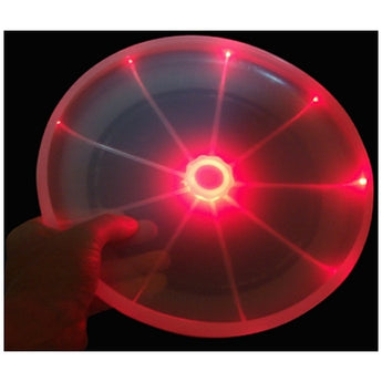 Nite Ize Flashflight LED Flying Disc - 10.5-inch - Includes 2 x CR2016s - Red (FFD-08-10)
