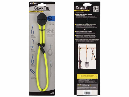 Nite Ize GLK24-33-R3 Gear Tie Dockable