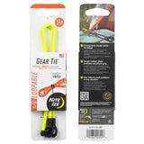 NiteIze Gear Tie Loopable Twist Tie 12 in. - 2 Pack - Neon Yellow