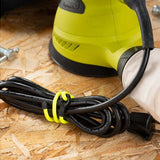 NiteIze Gear Tie Loopable Twist Tie 12 in. - 2 Pack - Neon Yellow