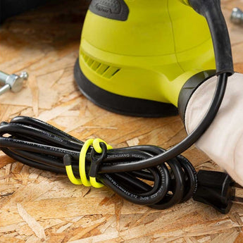 NiteIze Gear Tie Loopable Twist Tie 12 in. - 2 Pack - Neon Yellow