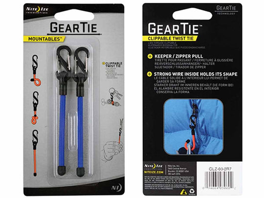 Nite Ize GLZ Gear Tie Clippable Twist Tie