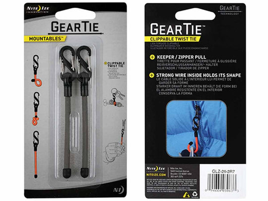 Nite Ize GLZ Gear Tie Clippable Twist Tie