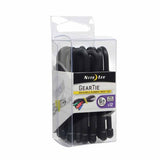 Nite Ize Gear Tie ProPack Reusable Rubber Twist Tie - 6-Inch - 12 Pack - Black (GTPP6-01-R8)