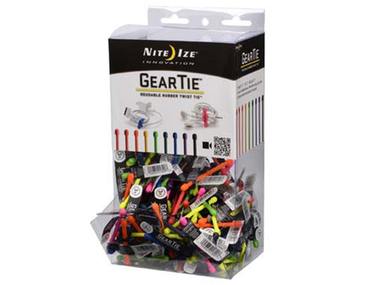 Gravity Bin with 200 Gear Ties of Different Colors