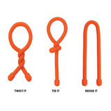 NiteIze Gear Tie ProPack 6 in. - 6 Pack - Black