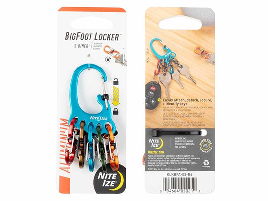 Nite Ize BigFoot Locker KeyRack Aluminum - Assorted