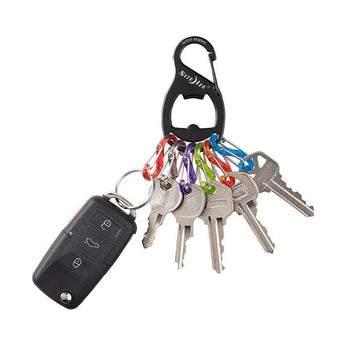 Nite Ize KeyRack and S-Biner - Black or Stainless Steel