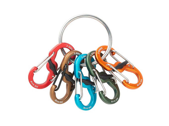 Nite Ize KeyRing Locker S-Biner Aluminum