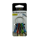 Nite Ize KRGP-11-R3 Multi-Color S-Biner KeyRing Locker