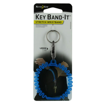 Nite Ize Key Band-It Stretch Wristband with S-Biner MicroLock for Keys - Various Colors
