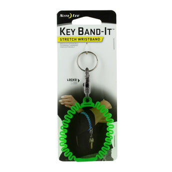 Nite Ize Key Band-It Stretch Wristband with S-Biner MicroLock for Keys - Various Colors