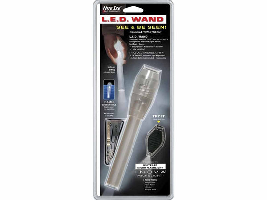 Nite Ize L.E.D. Wand - Powered by Inova Microlight XT - LLW-07-02 - White LED