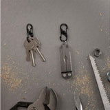 NiteIze S-Biner MicroLock Stainless Steel - 5 Pack - Black