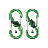 Nite Ize S-Biner MicroLock Aluminum - 5 Pack - Coyote