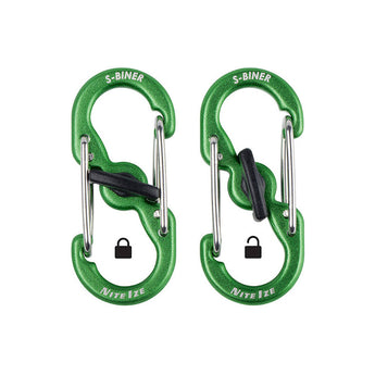 Nite Ize S-Biner MicroLock Aluminum - 5 Pack - Coyote