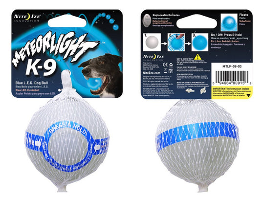 Nite Ize Meteorlight Ball for Pets - MTLP-08-03 - Blue