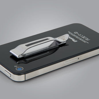 Nite Ize HipClip Mobile Device Pocket Clip with Adhesive - Stainless Steel (NBC-03-11)