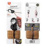 Nite Ize CamJam XT Aluminum Cord Tightener - With Coyote Paracord