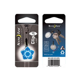 Nite Ize ClipLit LED Marker Light with Carabiner - White LED - Includes 1 x CR927 - Blue Wild Flower (NCLS02-03-03FL)