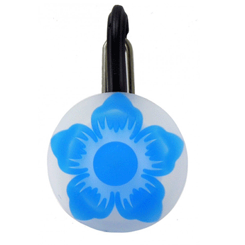 Nite Ize ClipLit LED Marker Light with Carabiner - White LED - Includes 1 x CR927 - Blue Wild Flower (NCLS02-03-03FL)
