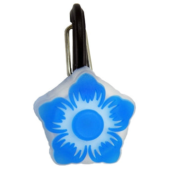Nite Ize ClipLit LED Marker Light with Carabiner - White LED - Includes 1 x CR927 - Blue Wild Flower (NCLS02-03-03FL)
