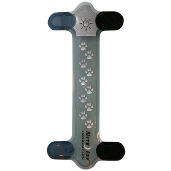 Nite Ize Nite Dawg LED Collar Cover - Red LED - Includes 1 x CR2032 - Grey (NDCC-03-09)