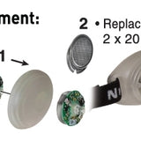 Nite Ize TaskLit LED Headlamp - Includes 2 x CR2016s (NET-07-02)