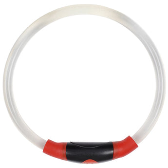 Nite Ize NiteHowl LED Safety Necklace for Pets - Cut to Fit 12 to 27-Inch - Orange, Blue, Red, Tie Dye Pink, or Green - L1154 Batteries Included