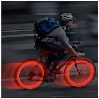 Nite Ize See'Em Mini LED Spoke Lights for Bicycle Wheels - Includes 4 x CR927 - 4 Pack - Assorted Colors (NSE-A1-4R3)