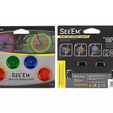 Nite Ize See'Em Mini LED Spoke Lights for Bicycle Wheels - Includes 4 x CR927 - 4 Pack - Assorted Colors (NSE-A1-4R3)