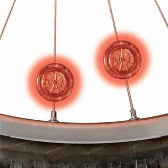 Nite Ize See'Em Mini LED Spoke Lights for Bicycle Wheels - Includes 4 x CR927 - 4 Pack - Assorted Colors (NSE-A1-4R3)