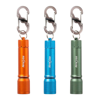 Nite Ize Radiant 100 Keychain Flashlight - 100 Lumens - Includes 1 x AAA - Blue or Olive