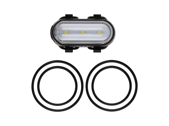 Nite Ize Radiant 50 Bike Light - White and Red LEDs - 50 Lumens - Uses 3 x AAA - White