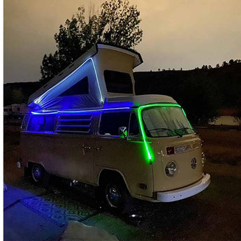 Nite Ize Radiant Rechargeable ShineLine - Lime with Green LED, Blue with Blue LED, White with White LED