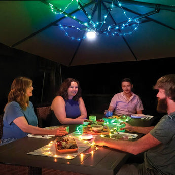 NiteIze Radiant StarLit Rechargeable Lantern + String Light - Disc-O Select