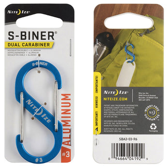 Nite Ize S-Biner #3 - Blue