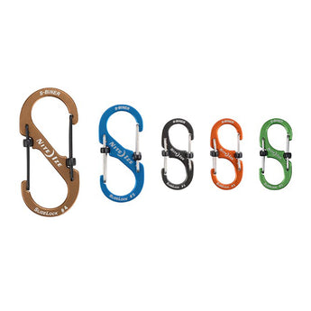 Nite Ize SlideLock S-Biner #3 Carabiner - Aluminum - Various Colors