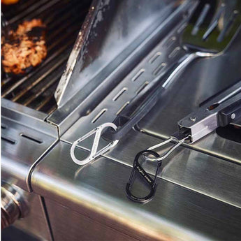 Nite Ize S-Biner Dual Carabiner Stainless Steel #3 - 3 Pack - Black and Stainless