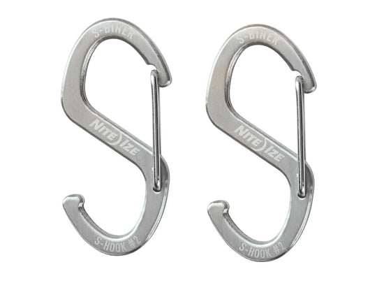 NiteIze S-Biner Hook 'N Hold S-Hook - Small - 2 Pack
