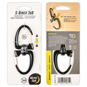 Nite Ize S-Biner 360 SlideLock Dual Carabiner - Various Sizes