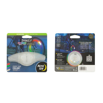 Nite Ize SpokeLit Rechargeable Wheel Light - Disc-O Tech