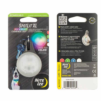 Nite Ize Spotlit Rechargeable Carabiner Light - Disc-O Tech