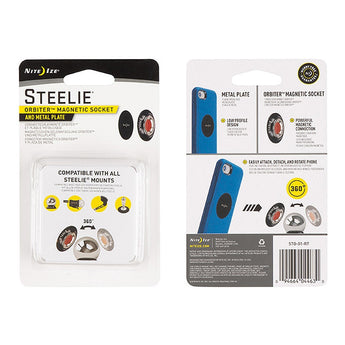 Nite Ize Steelie Orbiter Magnetic Socket and Metal Plate