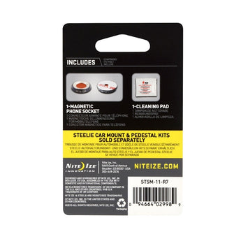 Nite Ize Steelie Magnetic Phone Socket Replacement Kit (STSM-11-R7)