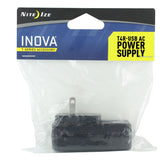 Nite Ize T4R-AC-R4 INOVA LED Flashlight Accessory - USB AC Power Supply - Black