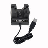 Nite Ize T4R-CR-R4 INOVA LED Flashlight Accessory - USB Charging Cradle - Black