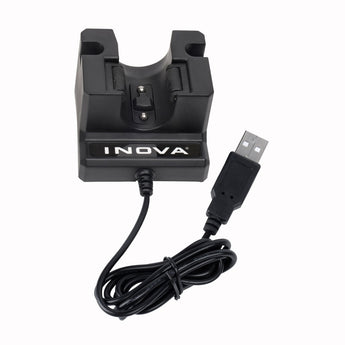 Nite Ize T4R-CR-R4 INOVA LED Flashlight Accessory - USB Charging Cradle - Black